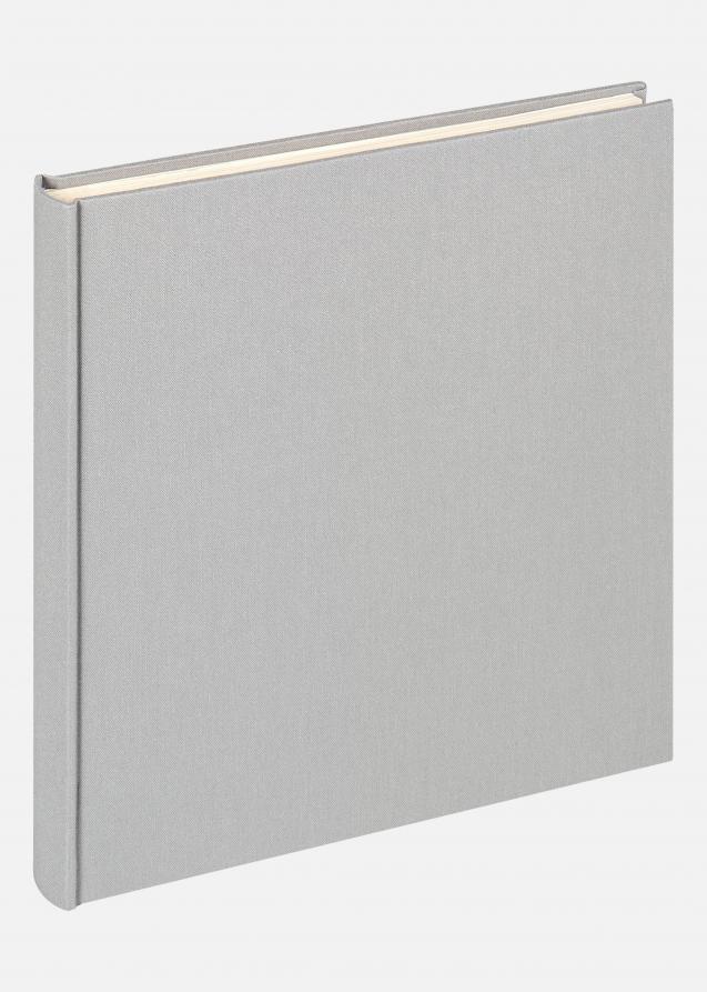 Cloth Album Gris - 22,5x24 cm (40 Pages blanches / 20 Feuilles)