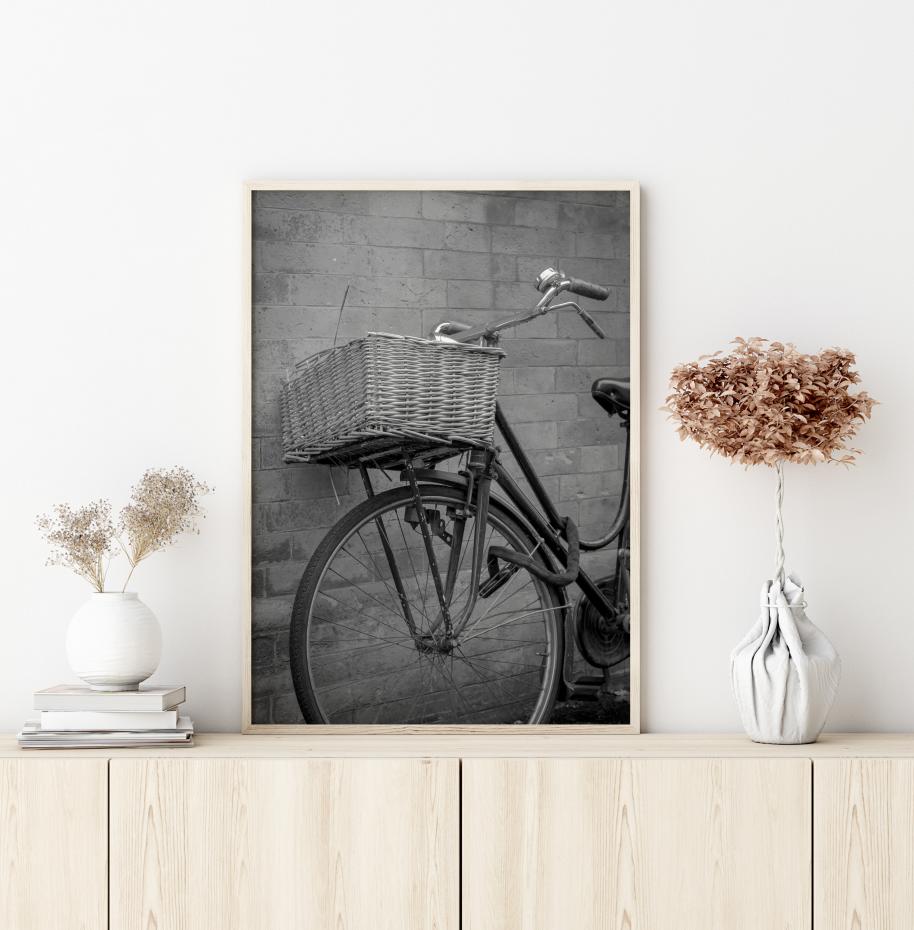 Bicycle Basket Poster