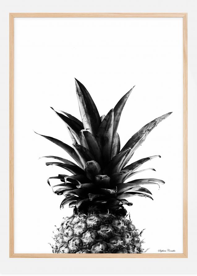 Pineapple B&W Poster