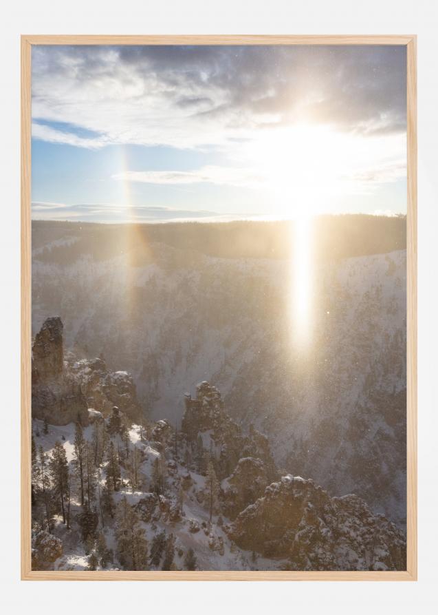 Snowy Hills Poster
