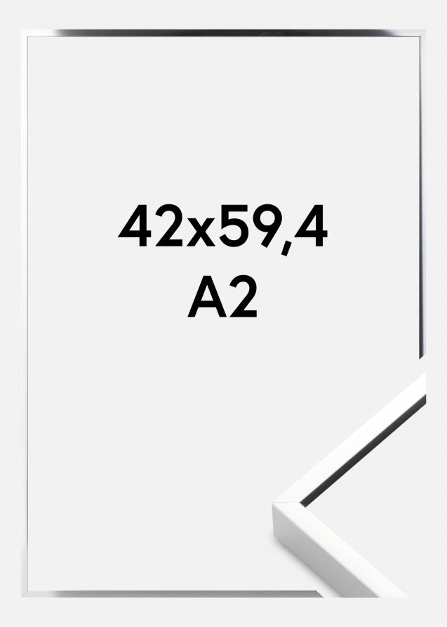Cadre Nielsen Premium Alpha Brillant Argent 42x59,4 cm (A2)