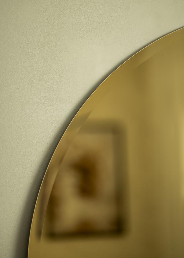 KAILA Miroir rond Gold Deluxe diamtre 90 cm