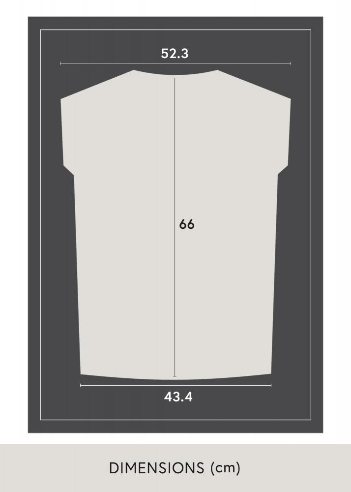 Cadre Jersey Box Verre Acrylique Noir 60x80 cm