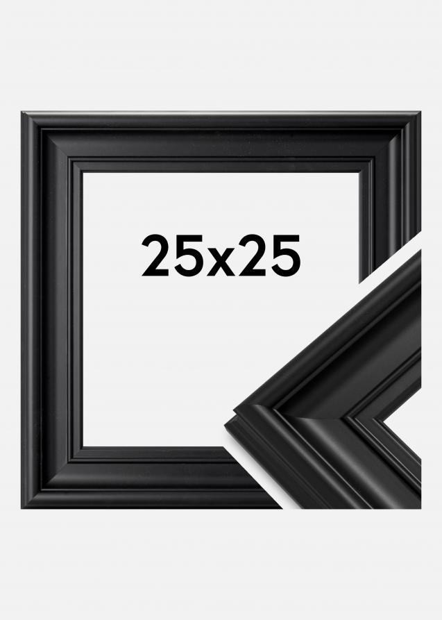 Cadre Mora Premium Verre Acrylique Noir 25x25 cm