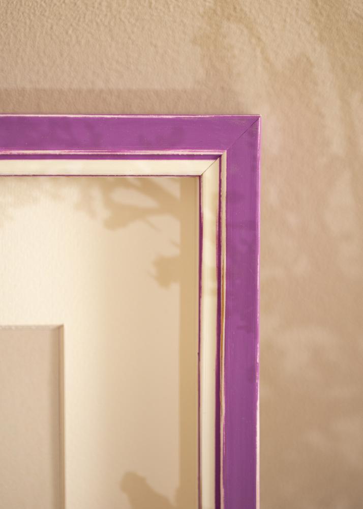 Cadre Diana Verre acrylique Violet 18x24 cm