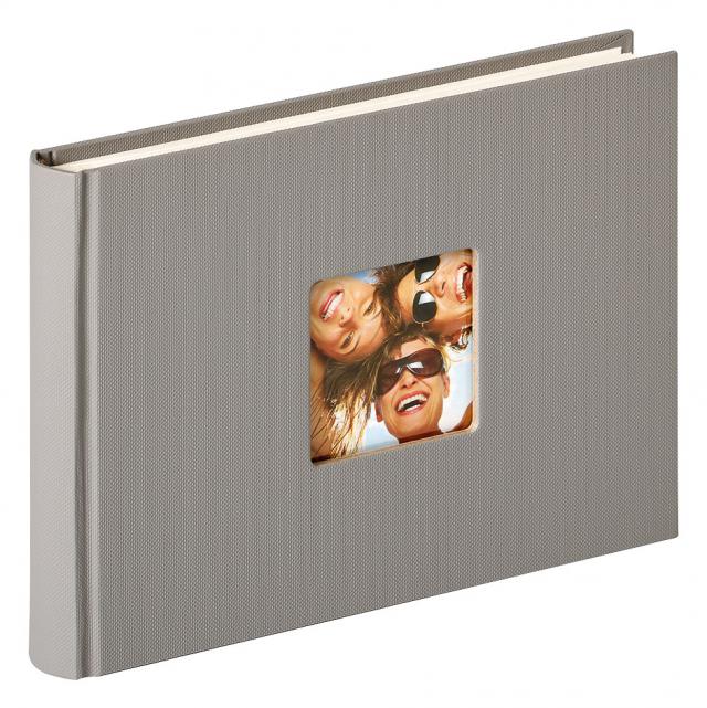 Fun Design Gris - 22x16 cm (40 Pages blanches / 20 feuilles)