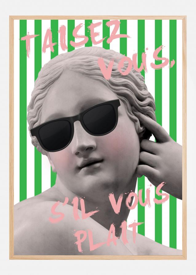 Striped Venus Poster