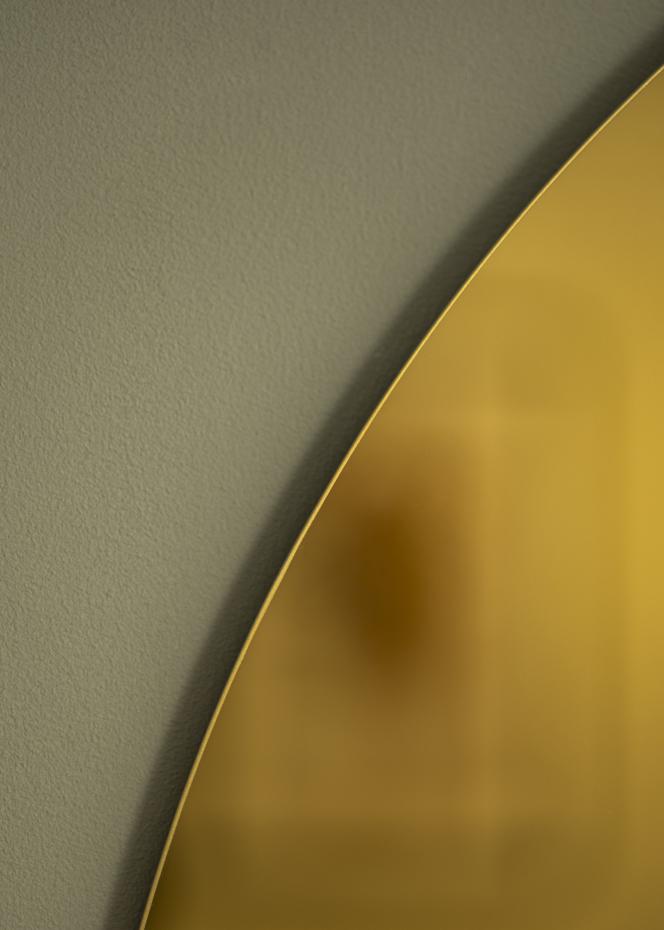 KAILA Miroir rond Gold diamtre 80 cm