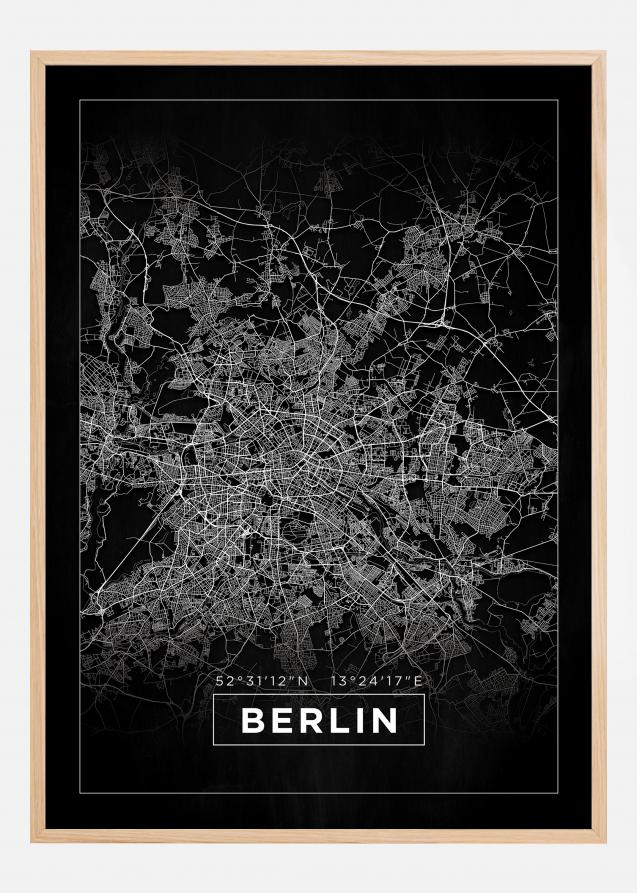 Map - Berlin - Black