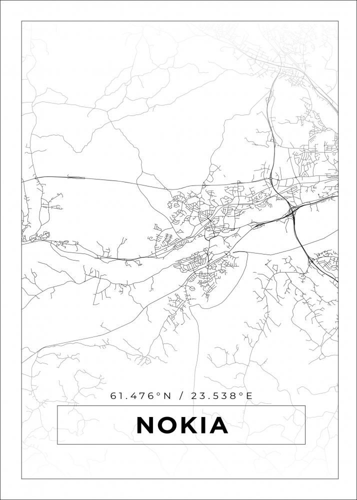 Map - Nokia - White
