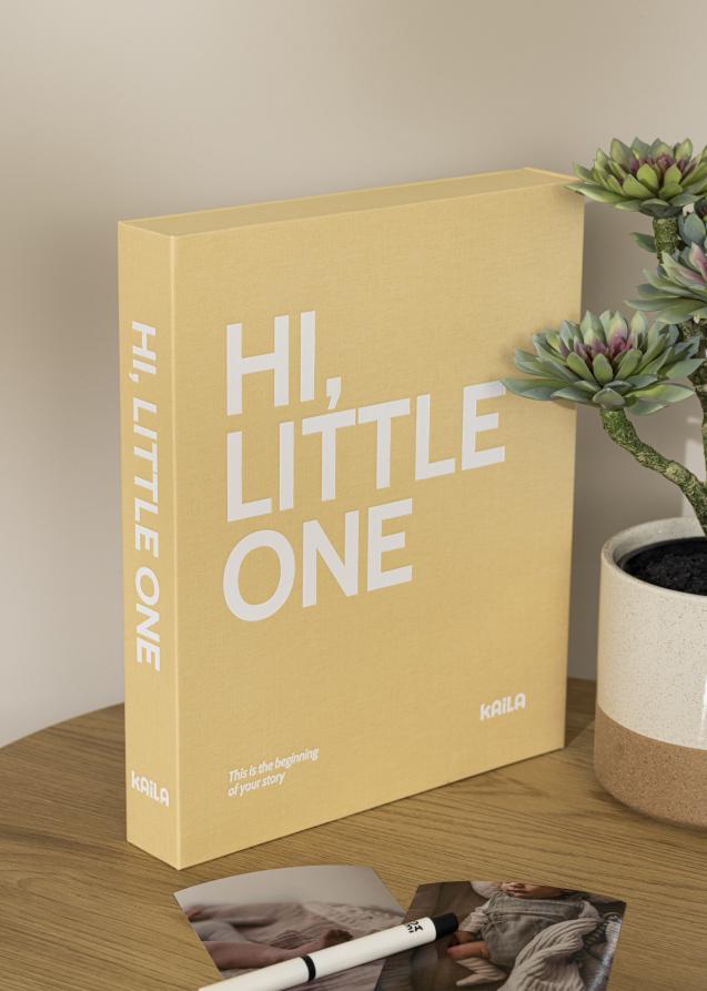 KAILA HI LITTLE ONE Yellow - Coffee Table Photo Album (60 Pages Noires)