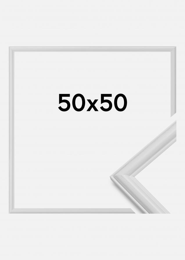 Cadre Line Blanc 50x50 cm