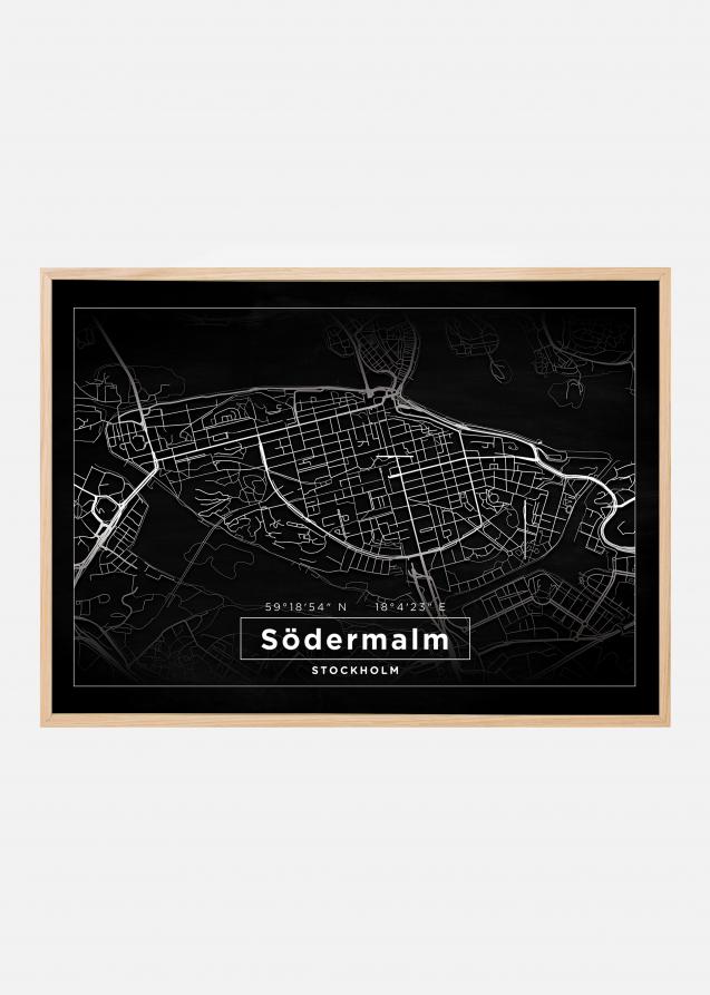 Map - Södermalm - Black