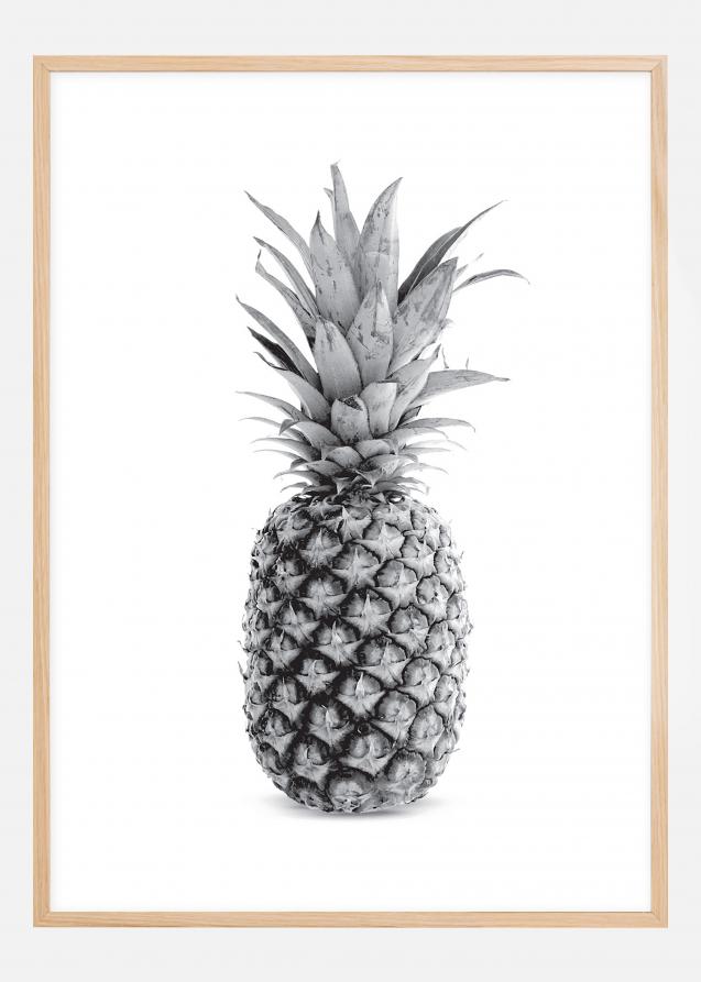 Pineapple Grey Poster