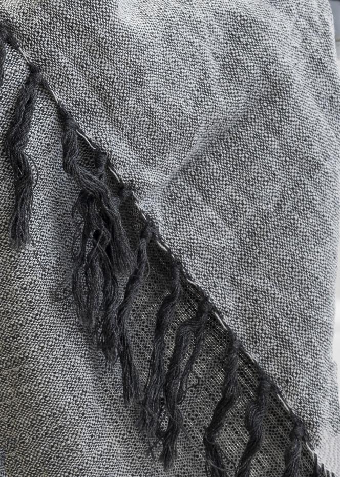 Plaid Saga - Noir/Gris 130x170 cm