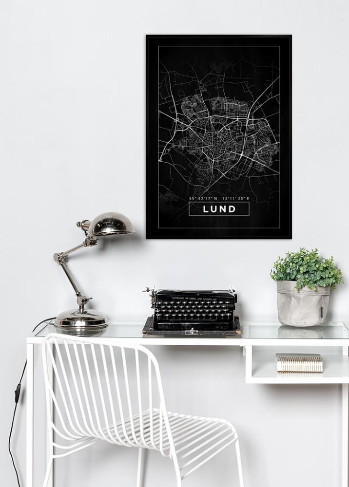 Map - Lund - Black