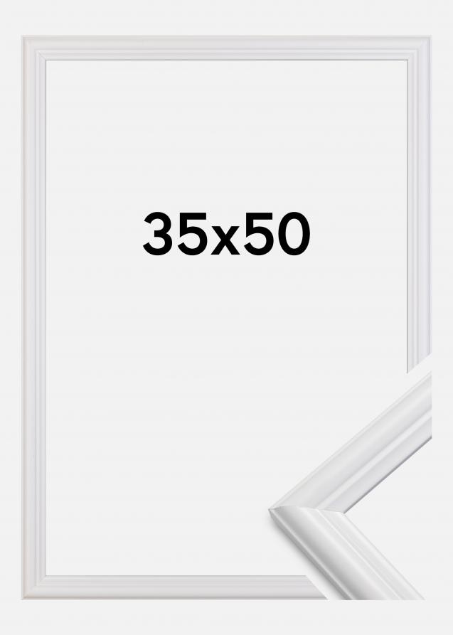 Cadre Siljan Verre Acrylique Blanc 35x50 cm