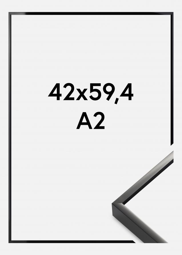 Cadre Nielsen Premium Alpha Brillant Noir 42x59,4 cm (A2)
