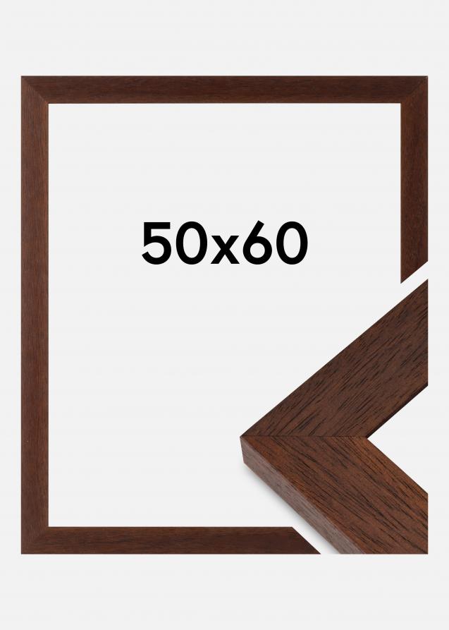 Cadre Juno Verre acrylique Teck 50x60 cm