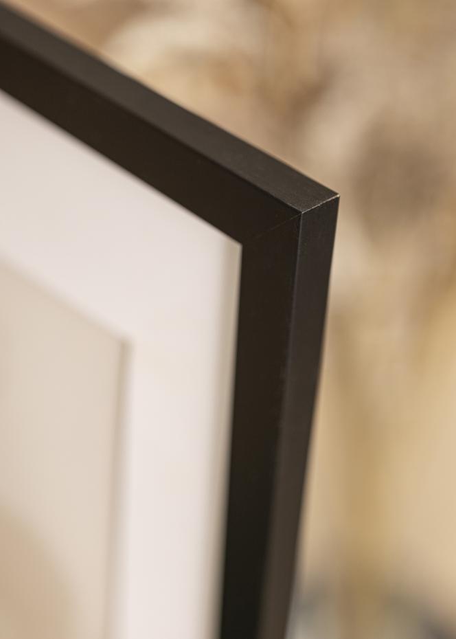 Cadre Black Wood Verre Acrylique 8x10 inches (20,32x25,4 cm)