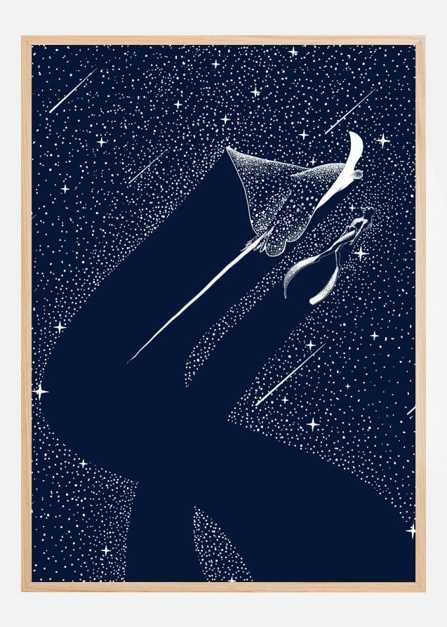 Star Collector and Diver Poster