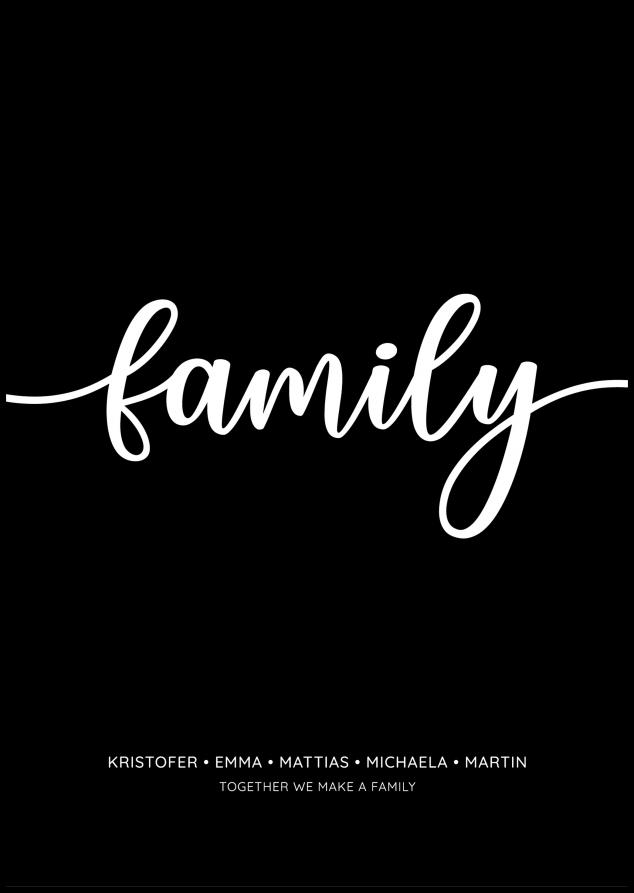 Family - Black