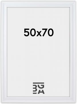 Cadre Charleston Blanc 50x70 cm