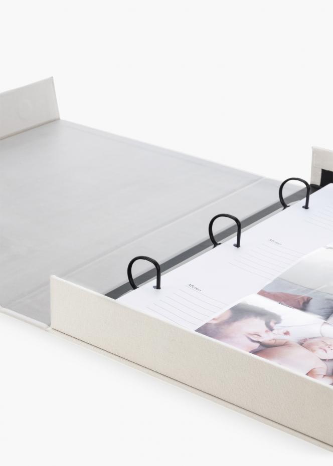 KAILA MEMORIES Warm Grey XL - Coffee Table Photo Album - 60 images en 11x15 cm