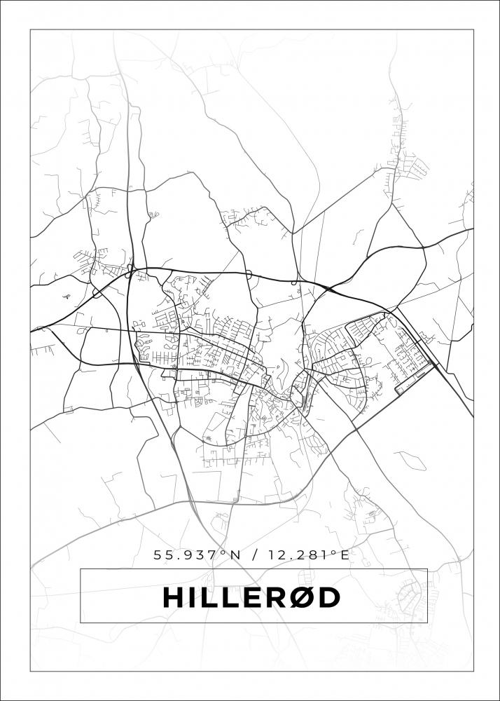 Map - Hillerd - White