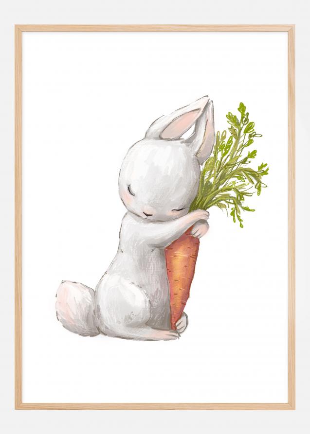 Rabbit Carrot Poster