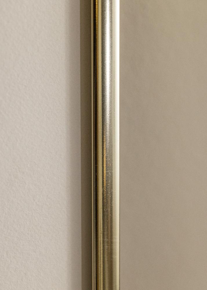 Cadre Aluminium Verre Acrylique Brillant Or 21x29,7 cm (A4)