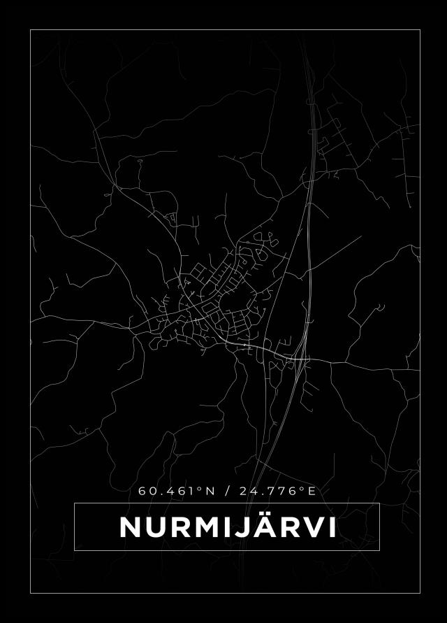 Map - Nurmijärvi - Black