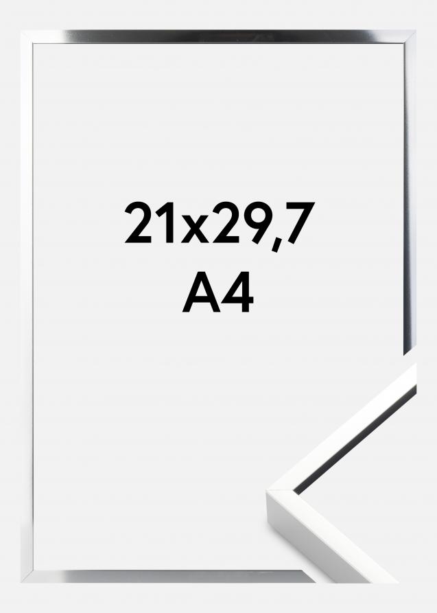 Cadre Nielsen Premium Alpha Brillant Argent 21x29,7 cm (A4)