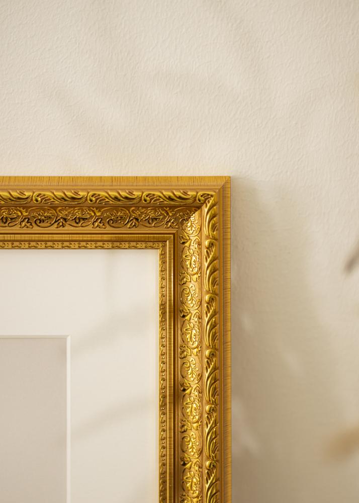 Cadre Ornate Verre acrylique Or 21x29,7 cm (A4)