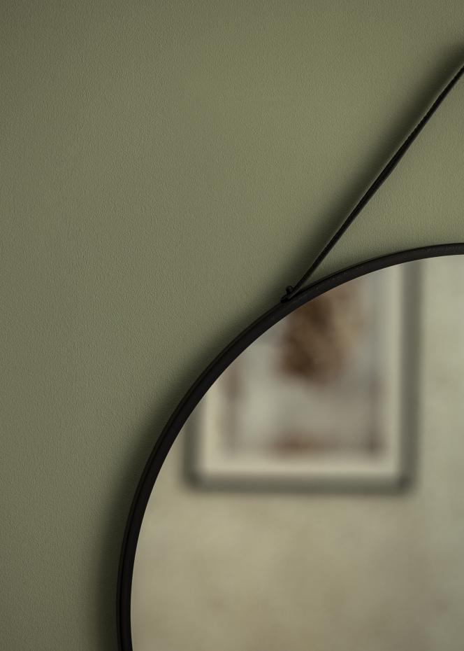 Miroir Trapani Noir diamtre 60 cm