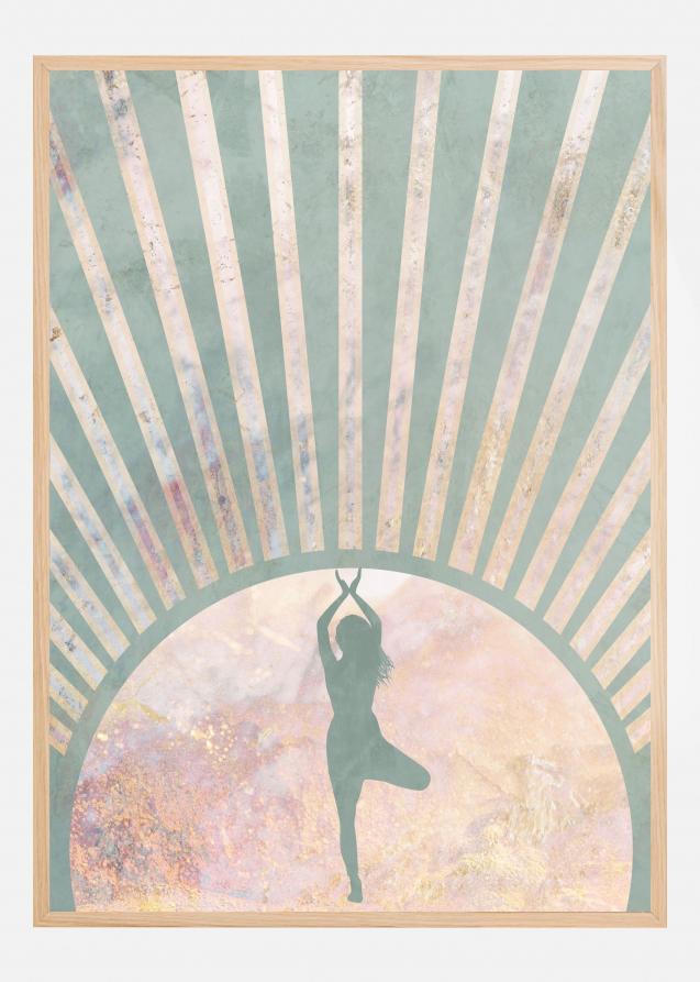 Yoga Boho Sun Rise Poster