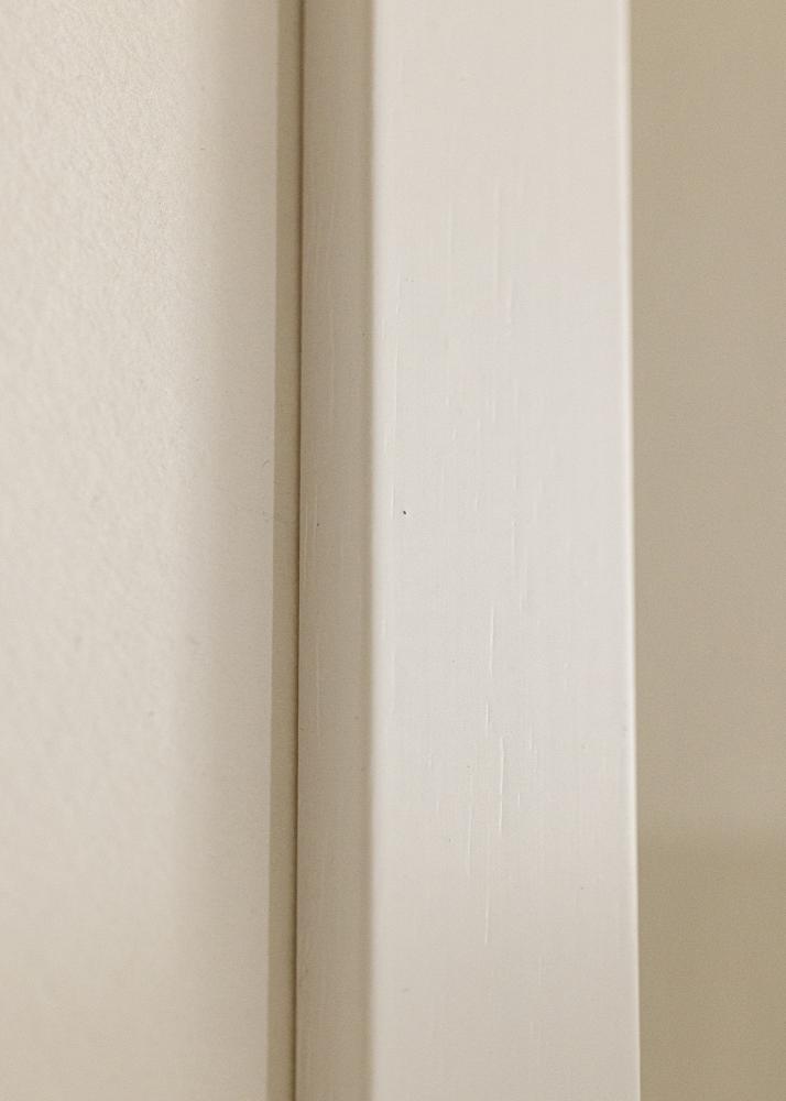 Cadre White Wood Verre Acrylique 42x70 cm