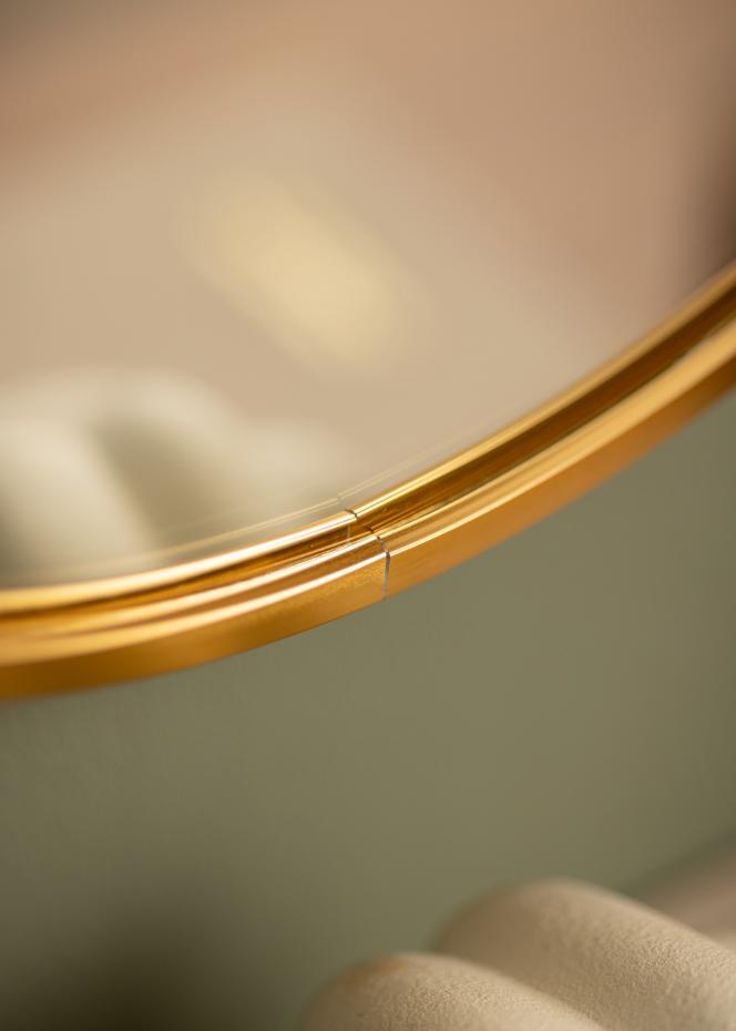 KAILA Miroir rond Edge Gold diamtre 30 cm