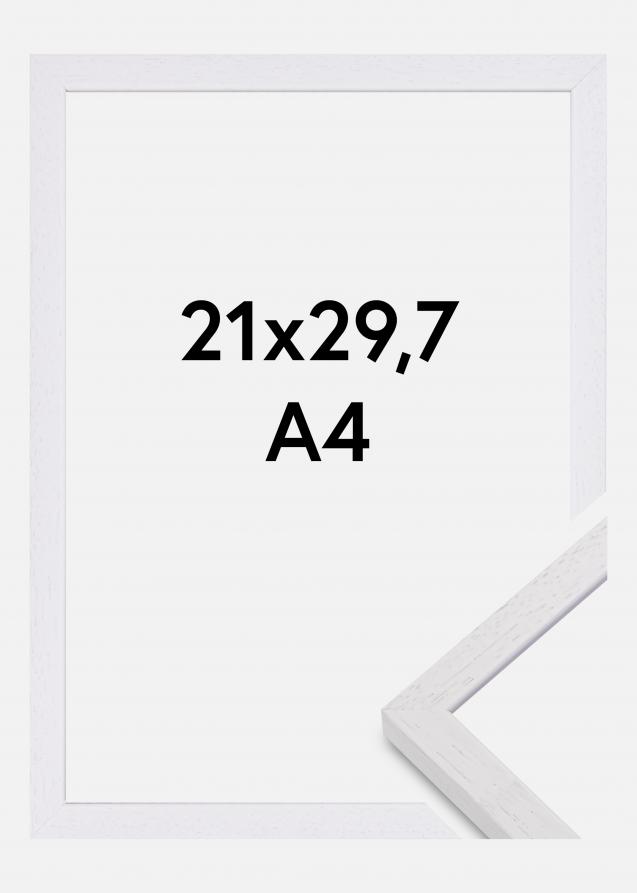 Cadre Glendale Mat Verre antireflet Blanc 21x29,7 cm (A4)