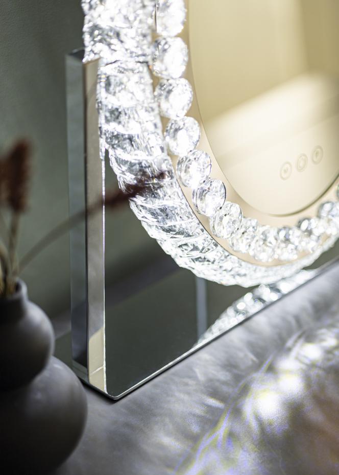 KAILA Miroir de maquillage Crystal LED 40x50 cm