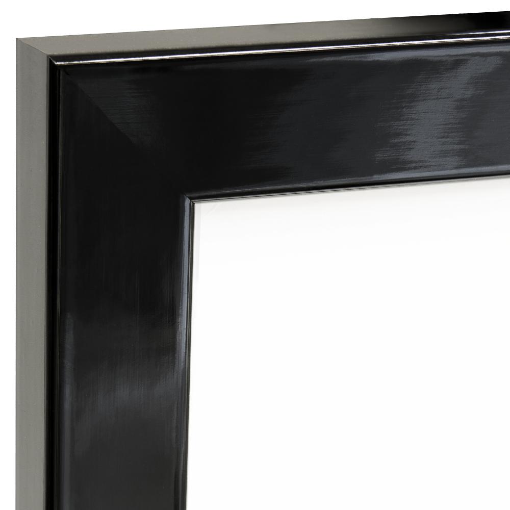 Cadre Uppsala Noir Trs brillant 40x50 cm