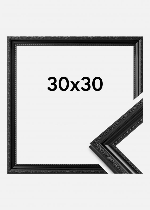 Cadre Abisko Verre Acrylique Noir 30x30 cm
