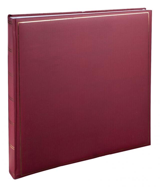 Henzo Champagne Album photo Rouge - 35x35 cm (70 pages blanches / 35 feuilles)