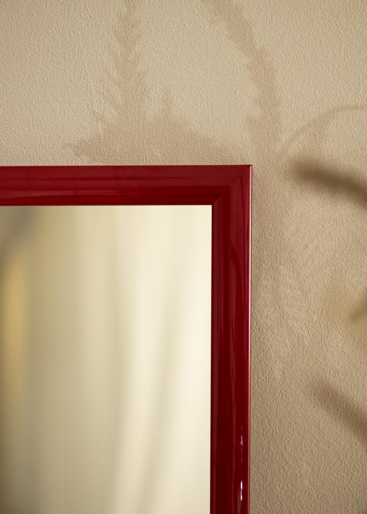 Miroir Dorset Rouge - Sur mesure