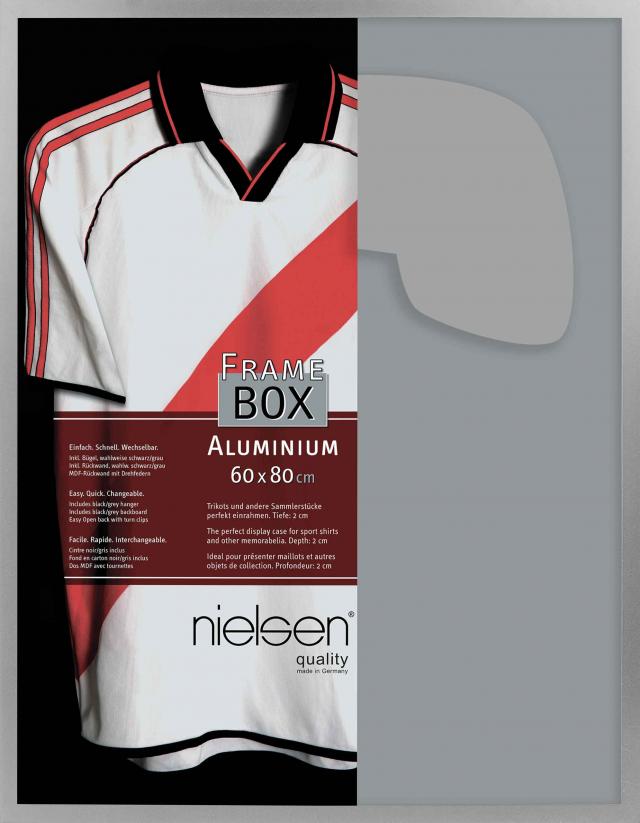 Cadre Nielsen Box II Argent 60x80 cm