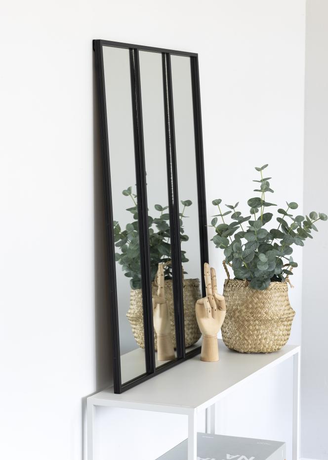 KAILA Miroir Sections - Noir 60x80 cm