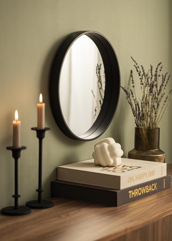Miroir Reflection Noir 40 cm 