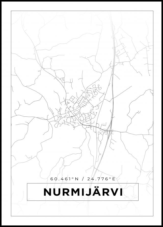 Map - Nurmijärvi - White