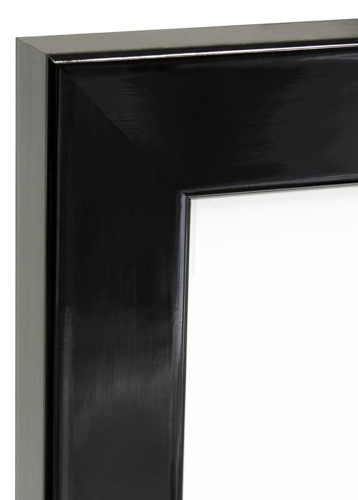 Cadre Uppsala Verre Acrylique Noir Trs brillant 60x80 cm