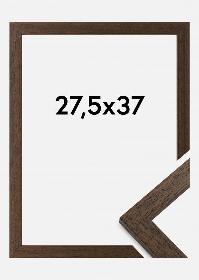 Cadre Brown Wood Verre Acrylique 27,5x37 cm
